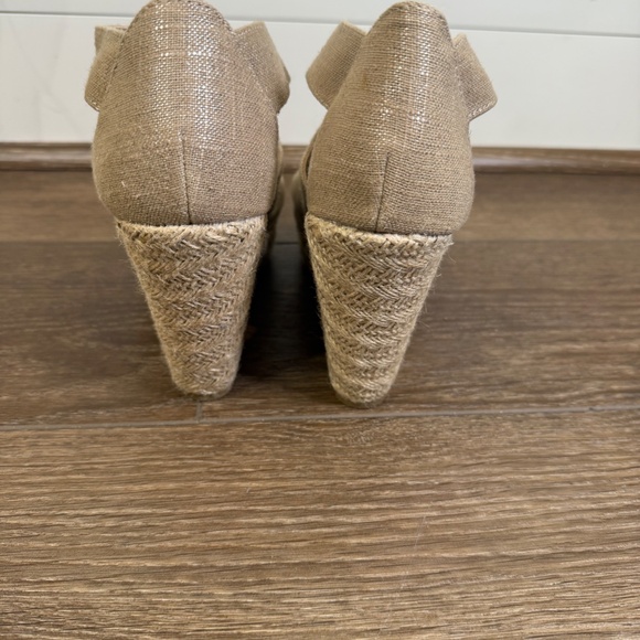 SM Steve Madden Women's Wedge Espadrille Open Toe Zip Front Sandal, Size 10 - Picture 6 of 11